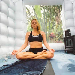 New Popular The Hot Yoga Dome Portable Lightweight & Easy Set Up Inflatable Hot  Yoga Dome Tent For Indoor Outdoor - AliExpress